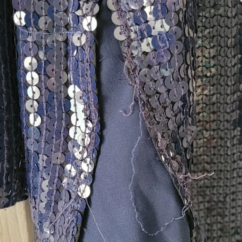 Tibi Navy All Over Sequins T-Shirt, $875 - Picture 6 of 7